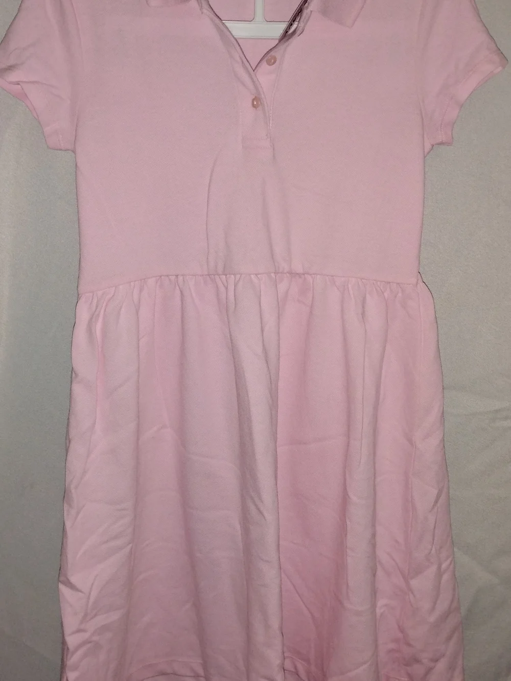 Old Navy Girls Light Pink Polo Dress